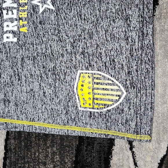 AMERICAN FIGHTER PREMIUM ATHLETICS YELLOW STITCH GRAPHIC DESIGN TEE-SHIRT - Picture 5 of 14